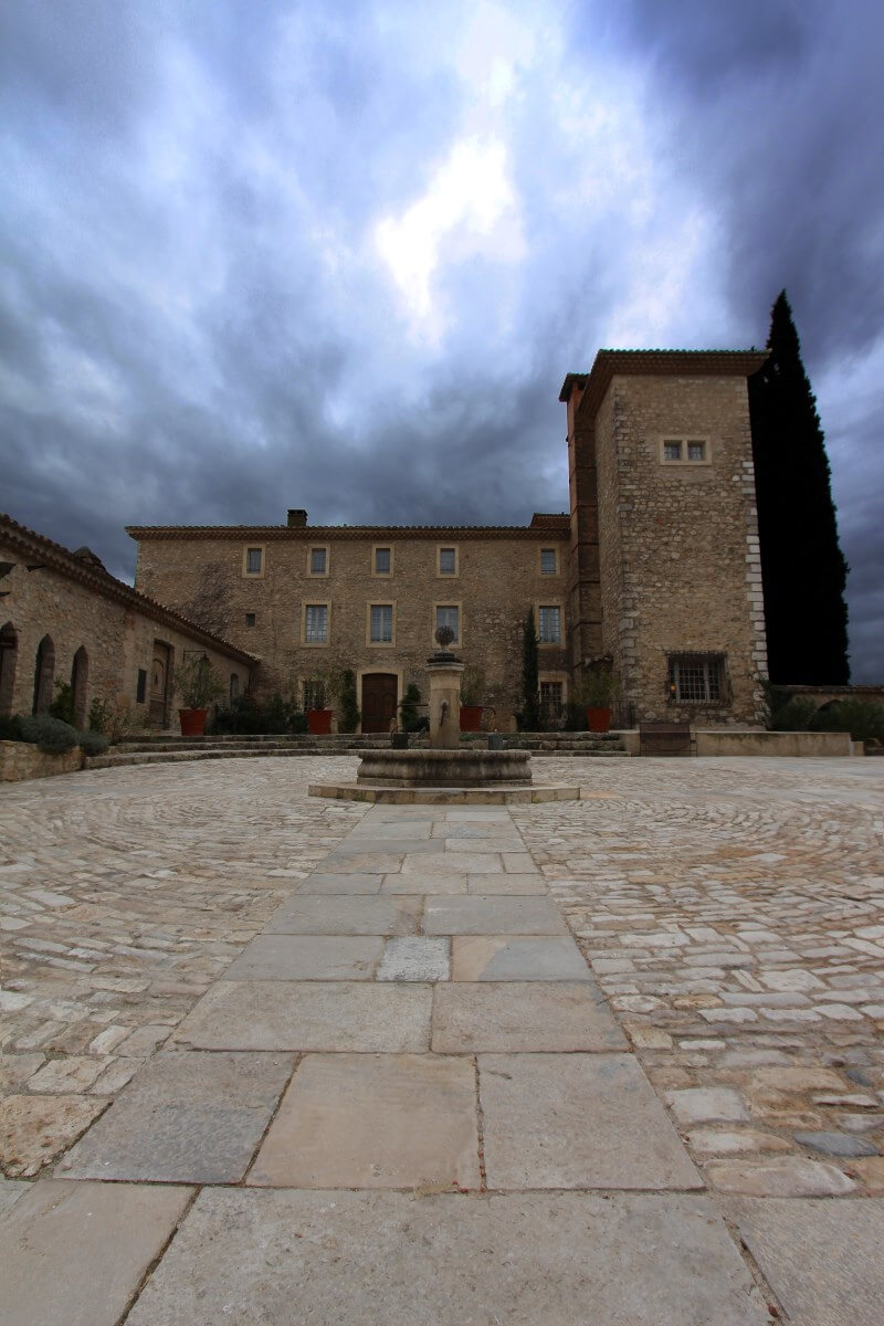 France, Provence, Haut Var, Château de Berne, hors saison.