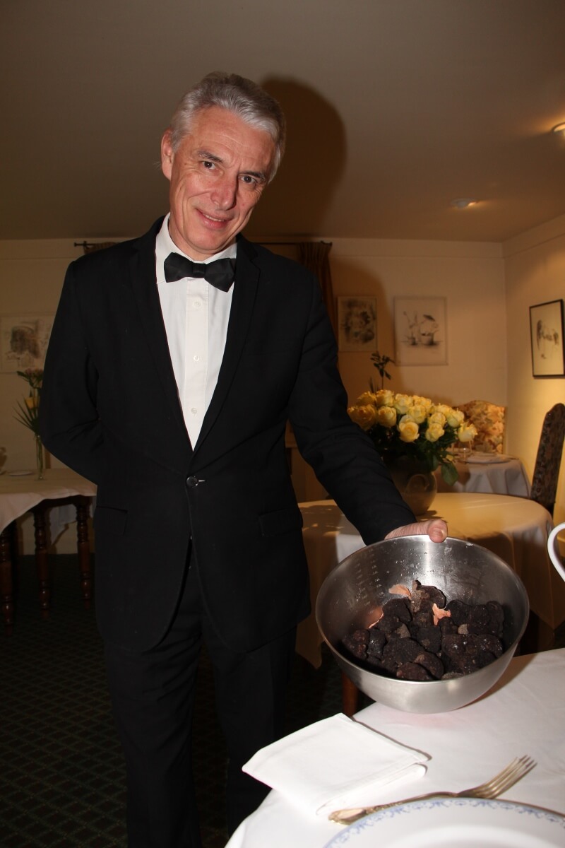 France, Provence, Haut Var, Dracénie, Tourtour, Bernard Buffet. Paul Bajade. Truffe noire.